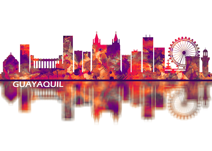 Guayaquil Ecuador Skyline