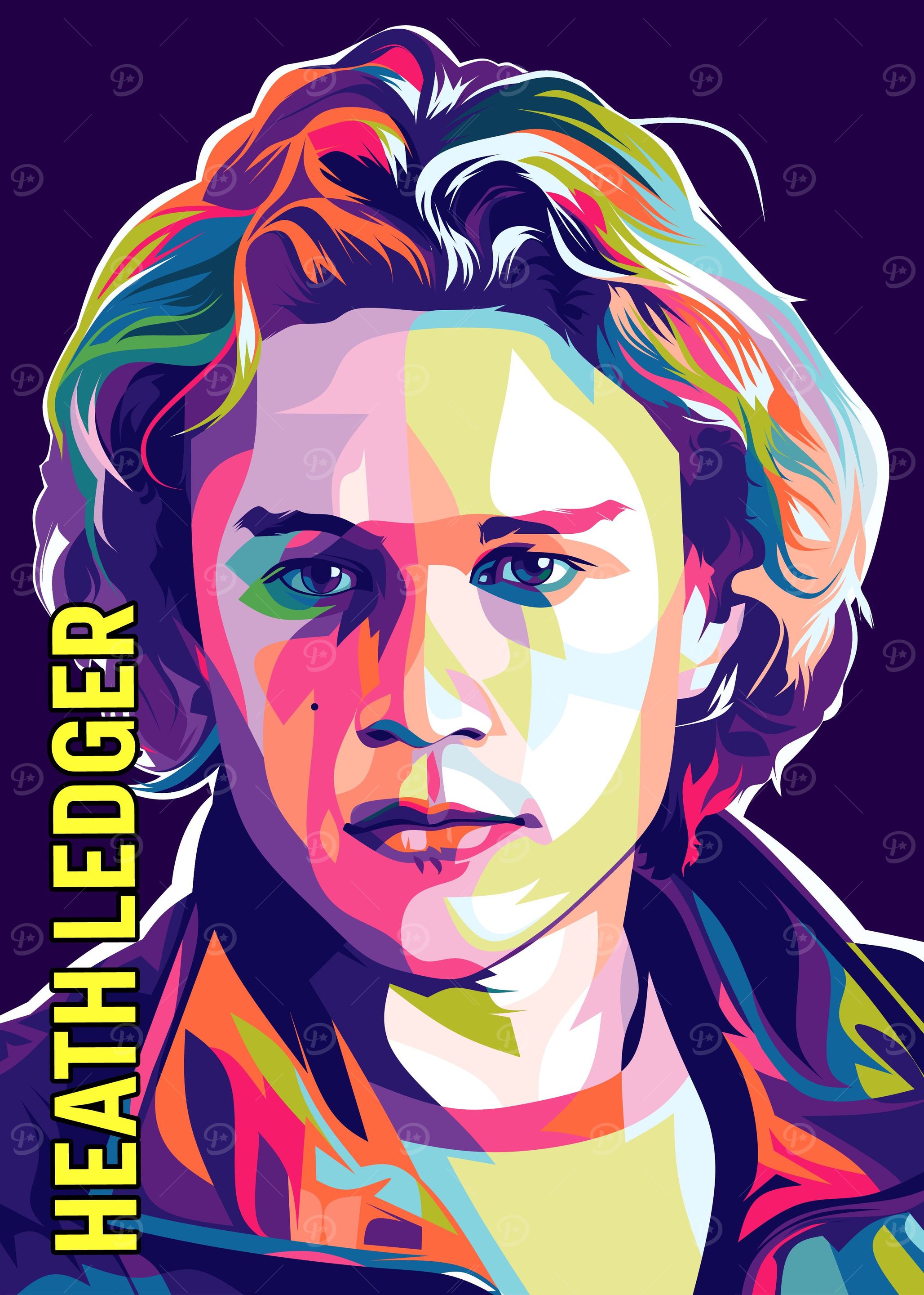 HEATH LEDGER POPART 3