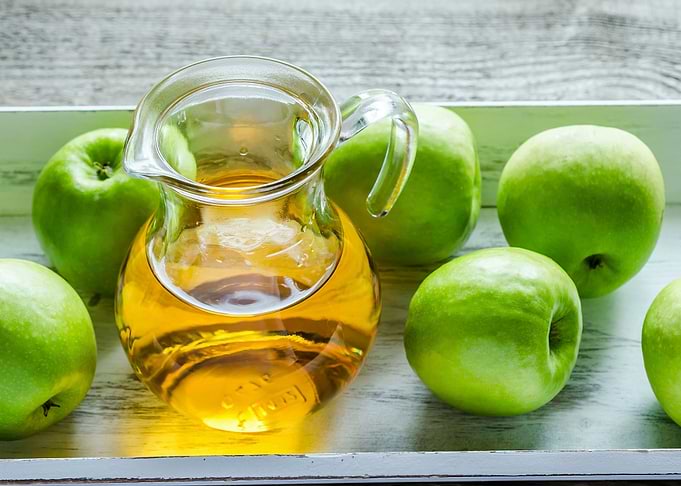 Jug of apple juice