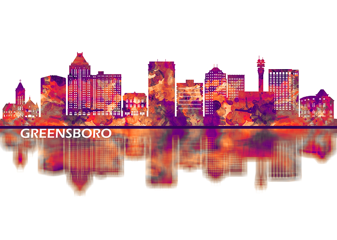 Greensboro Skyline