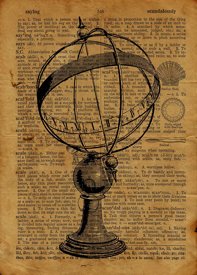 Sundial engraving