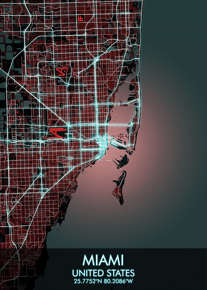 MIAMI City Map