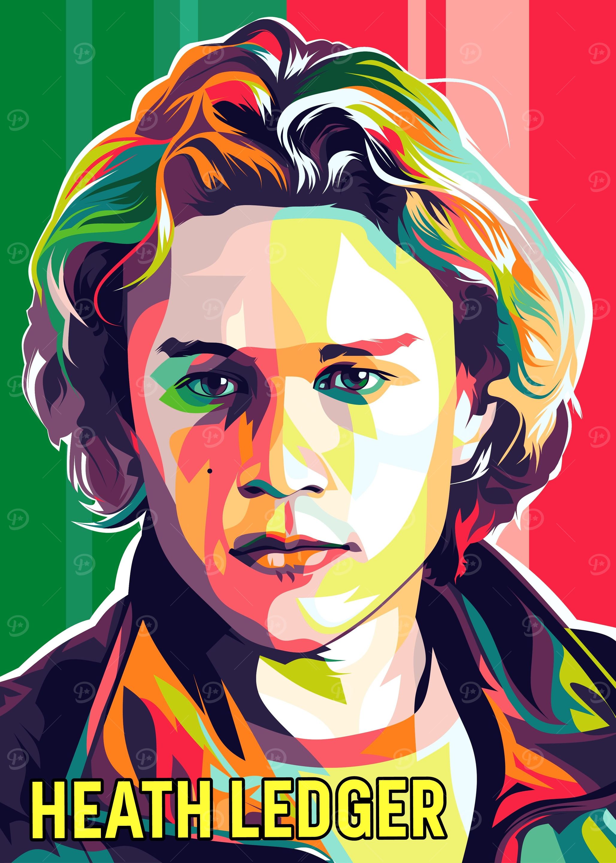 HEATH LEDGER POPART 1