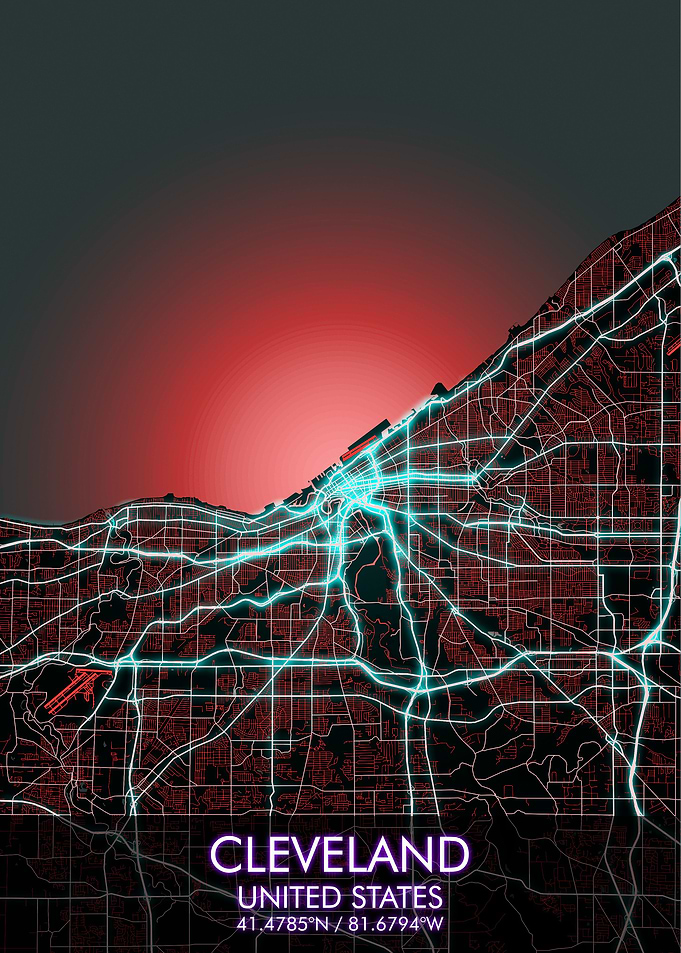 CLEVELAND City Map
