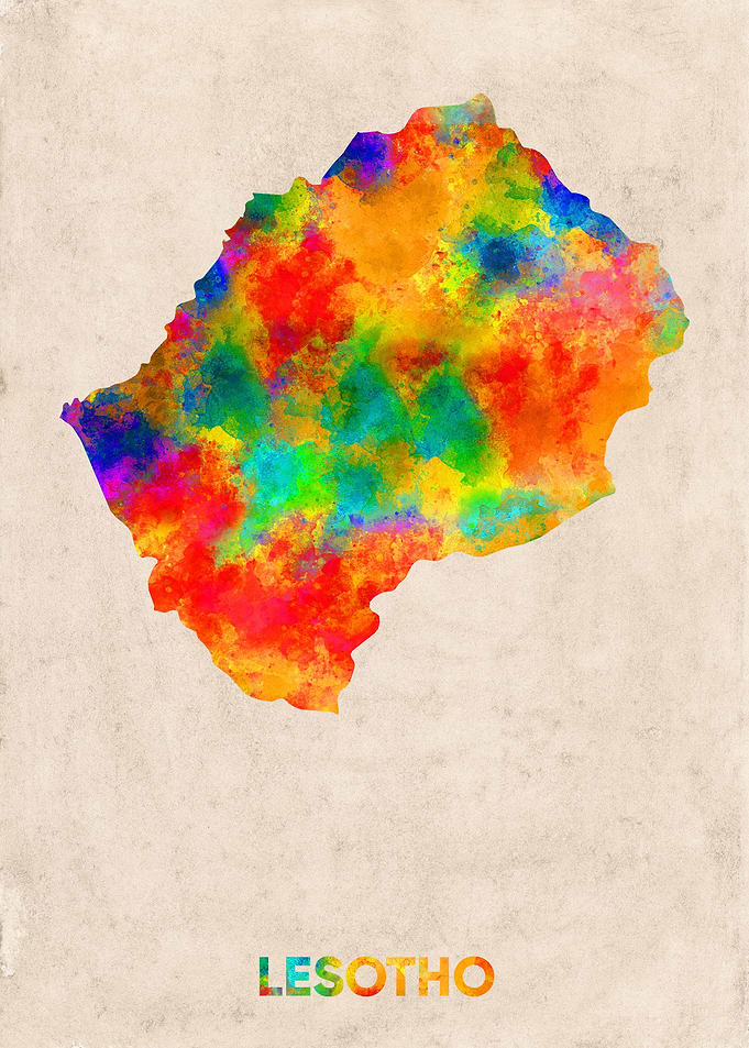 Lesotho map