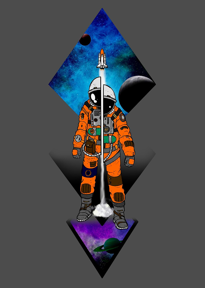 Spaceman and Ship