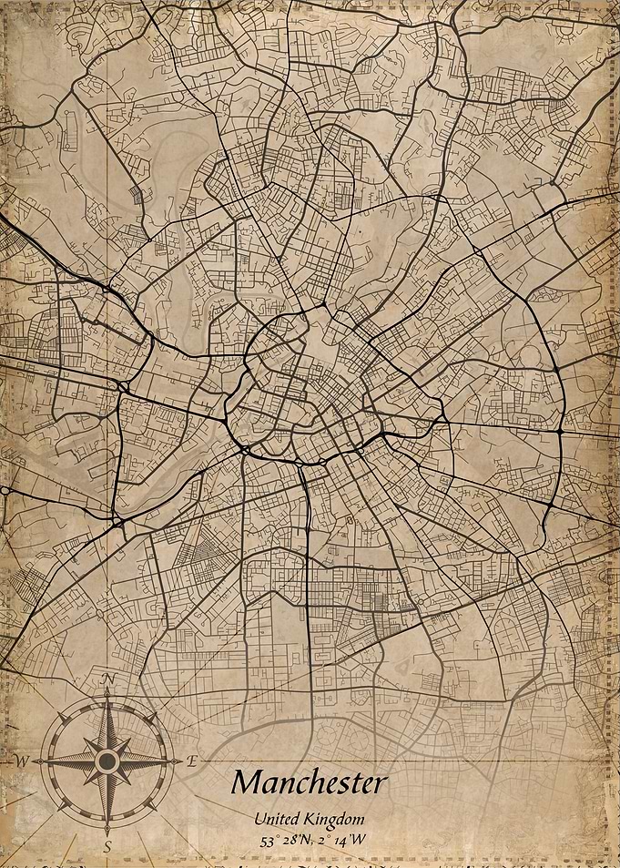 manchester vintage city