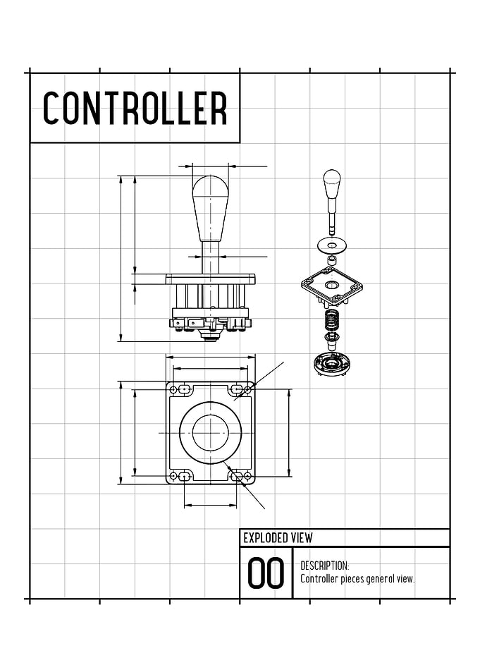 Retro console controller