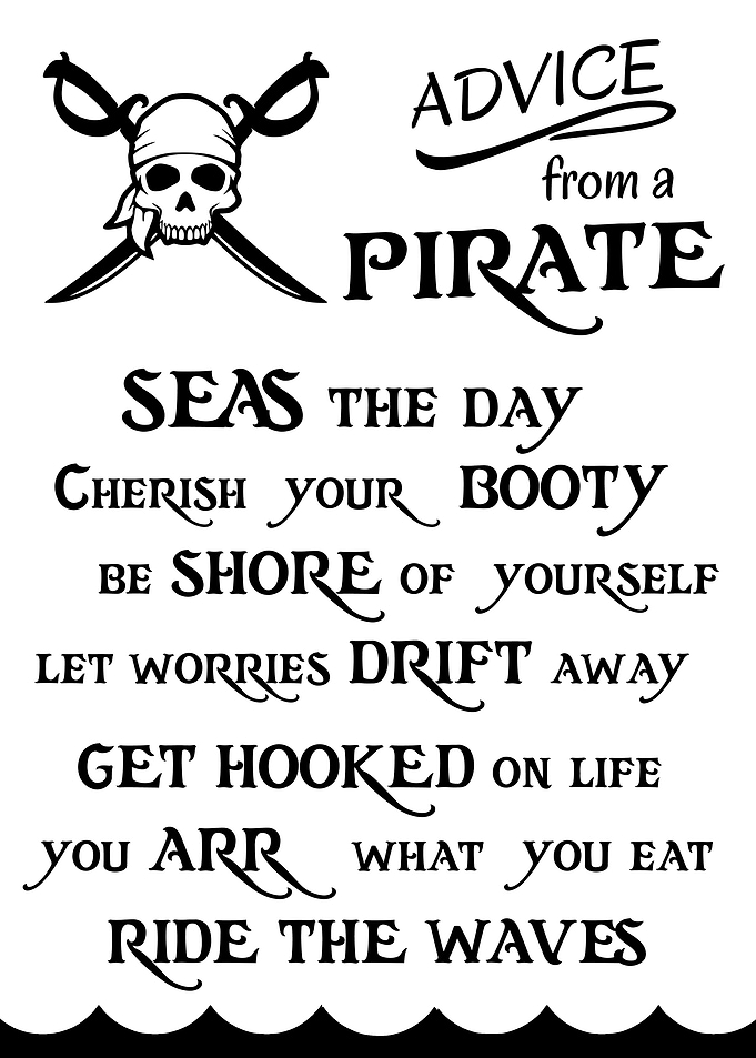 Funny Bathroom Pirate