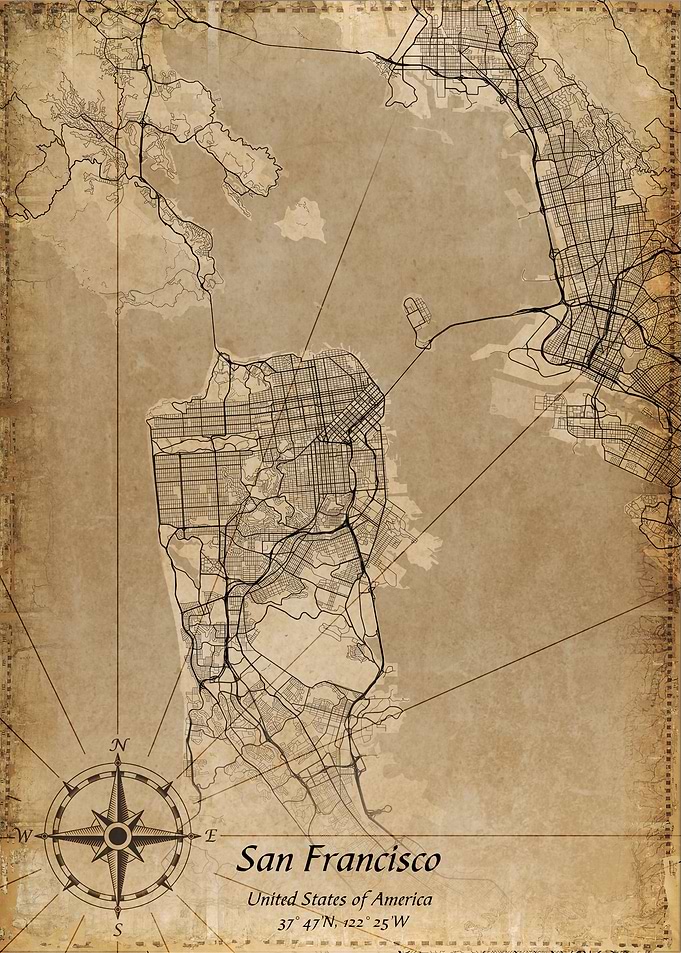 san francisco vintage city