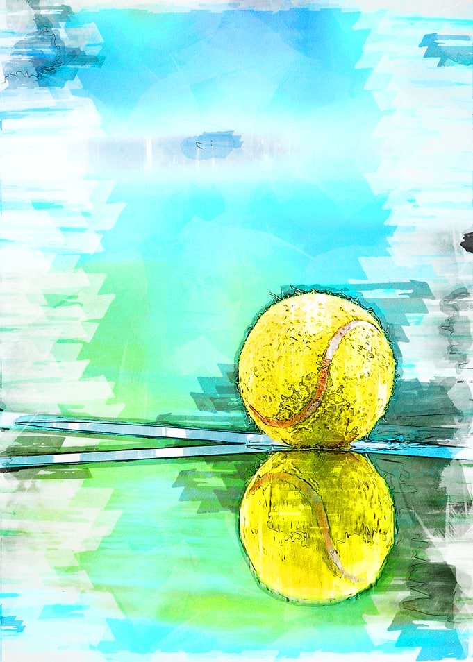 Tennis Ball Reflection
