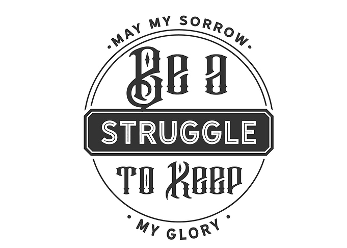 May my sorrow
