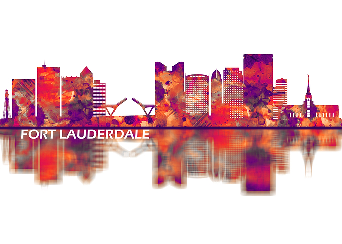 Fort Lauderdale Skyline