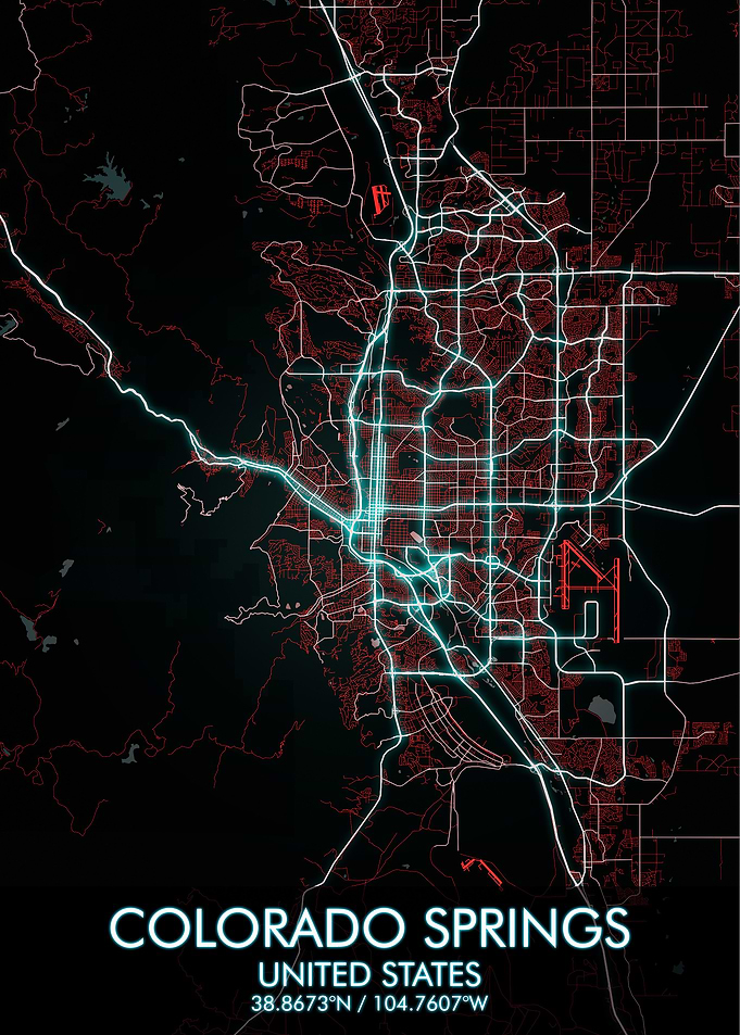 COLORADO SPRINGS City Map