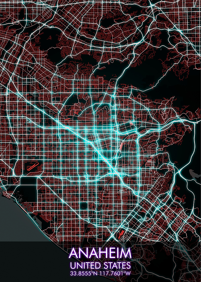 ANAHEIM City Map