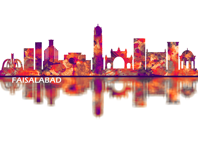 Faisalabad Skyline