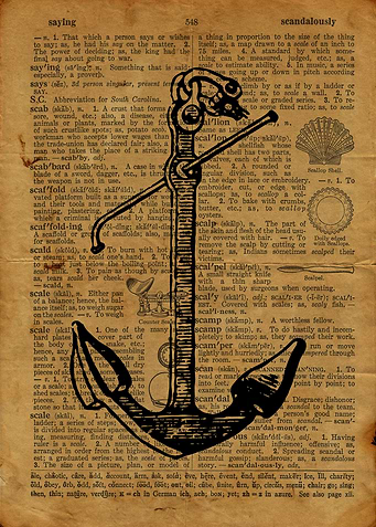 Anchor engraving