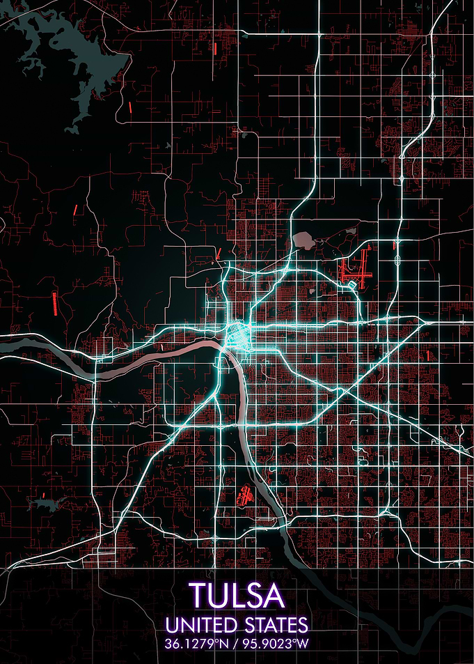 TULSA City Map