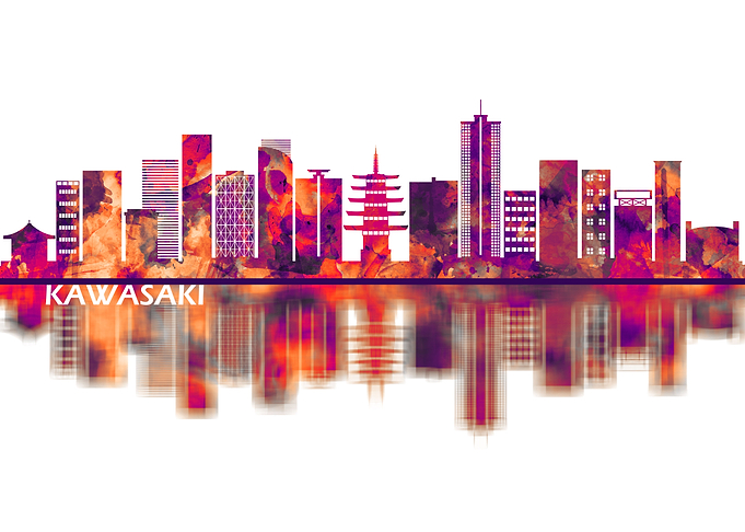 Kawasaki Japan Skyline