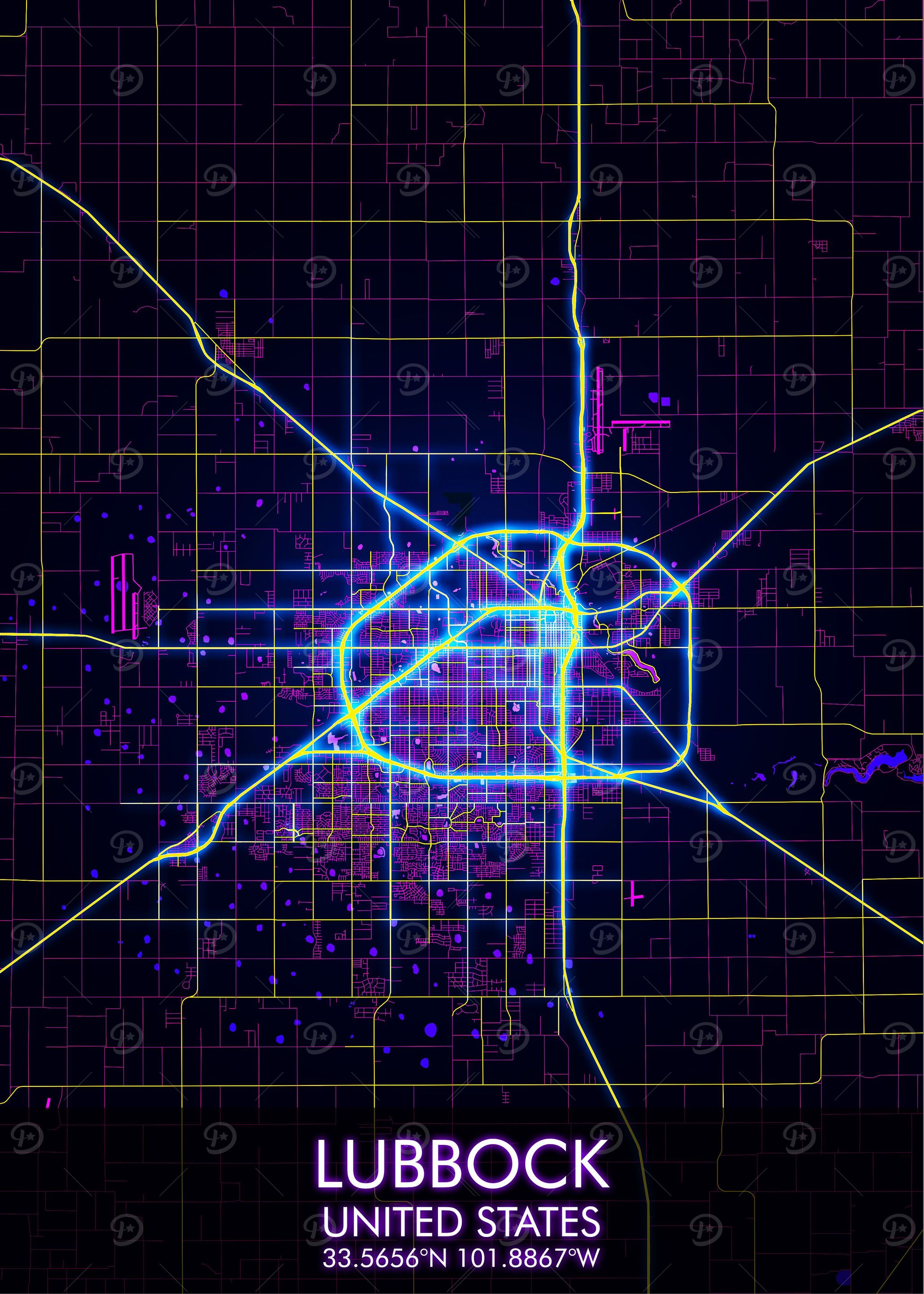 LUBBOCK City Map