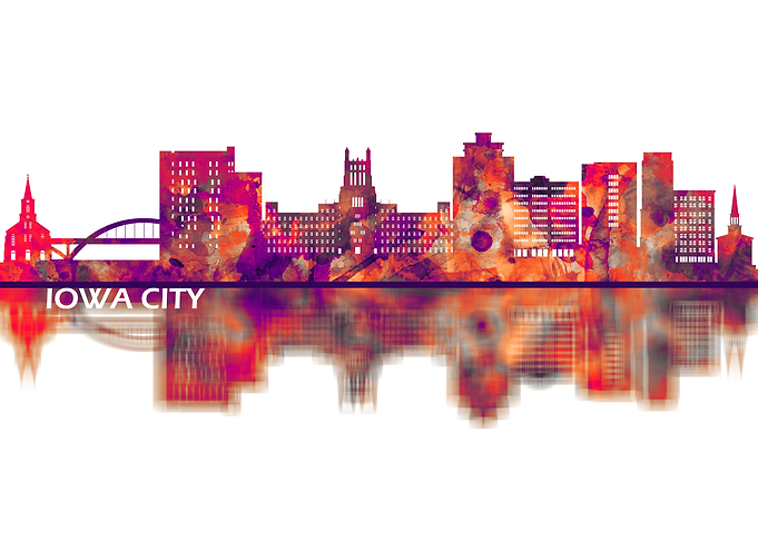 Iowa City Skyline