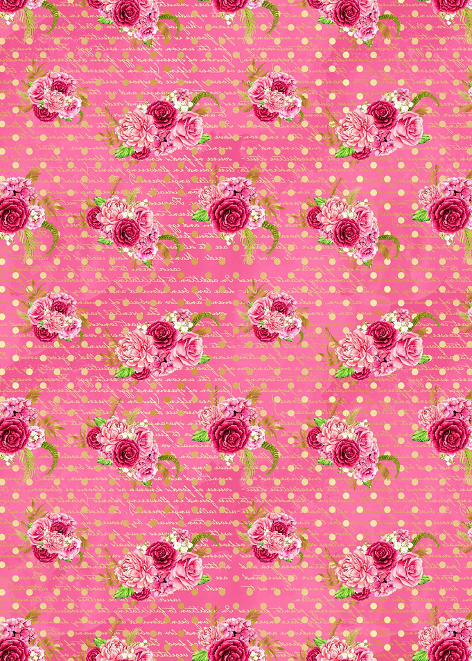 Pink Roses Pattern 05