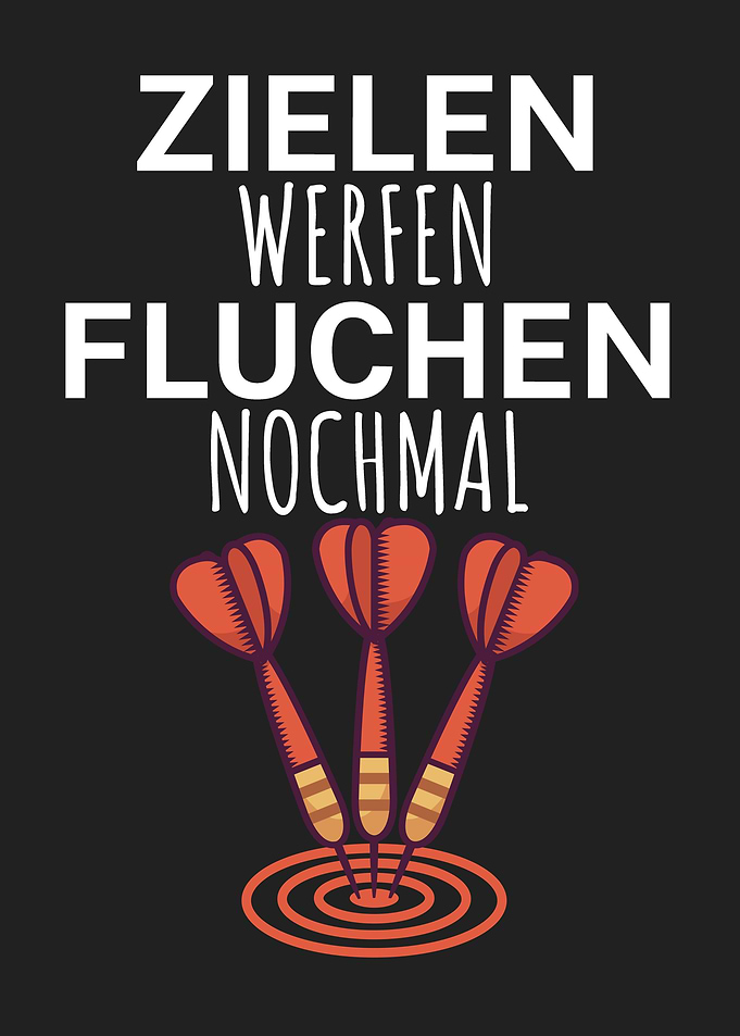 Zielen werfen fluchen