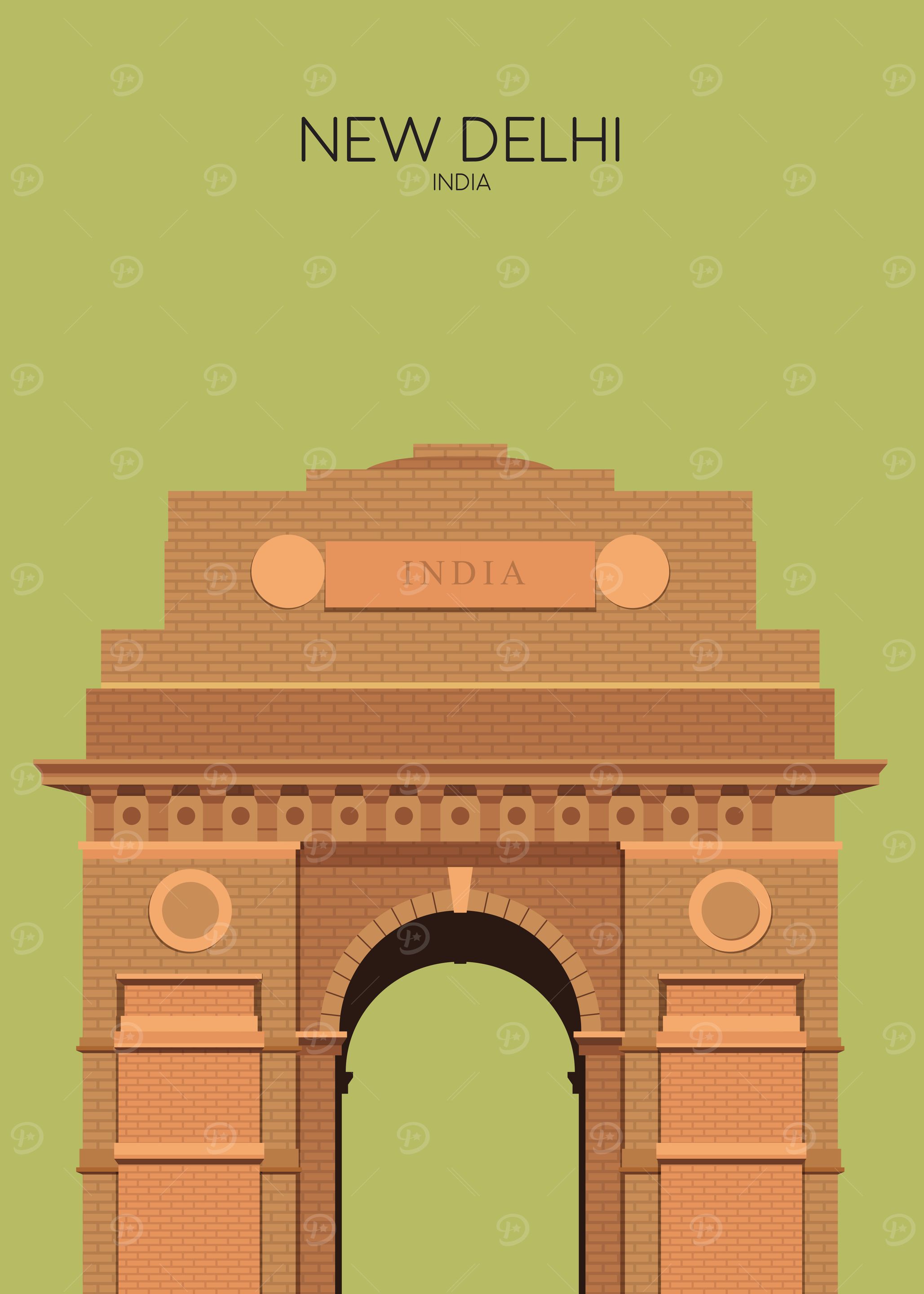 Delhi India Gate Snippet