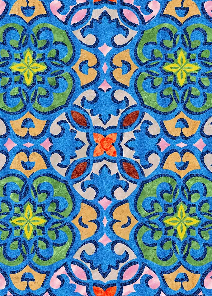Moroccan Mandala Tile 03