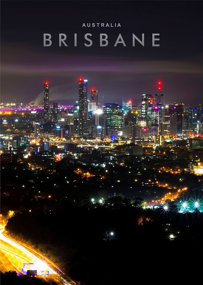 Brisbane night view