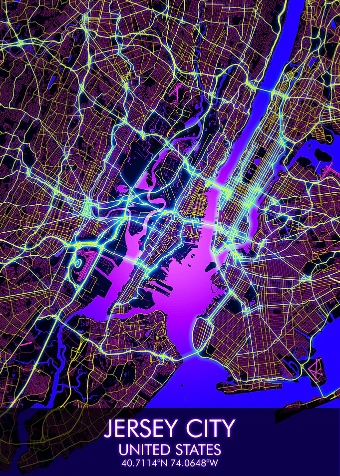 JERSEY City Map