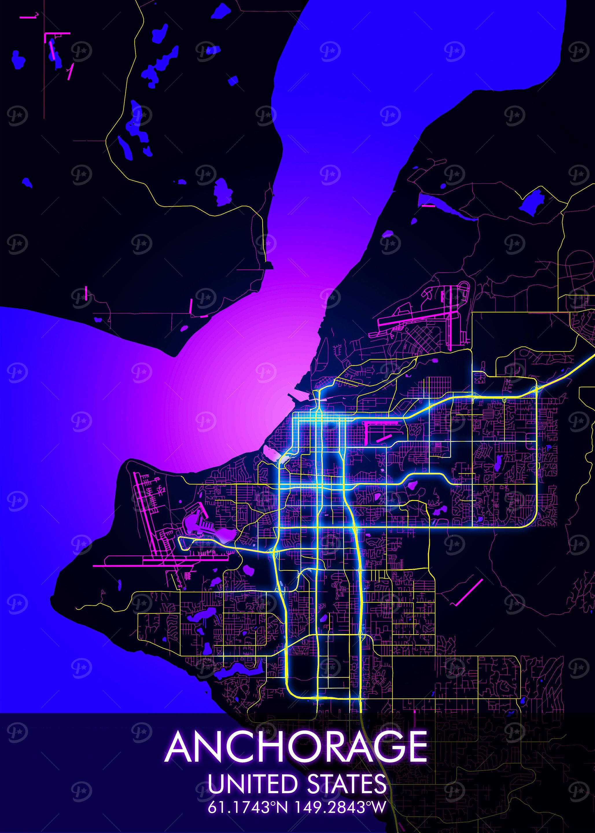 ANCHORAGE City Map