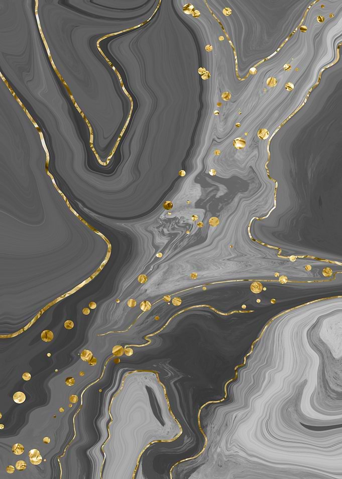 Liquid Marble No 2 black