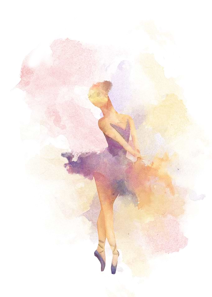Abstract ColorfuBallerina