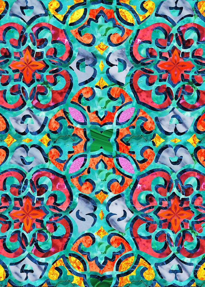 Moroccan Mandala Tile 01