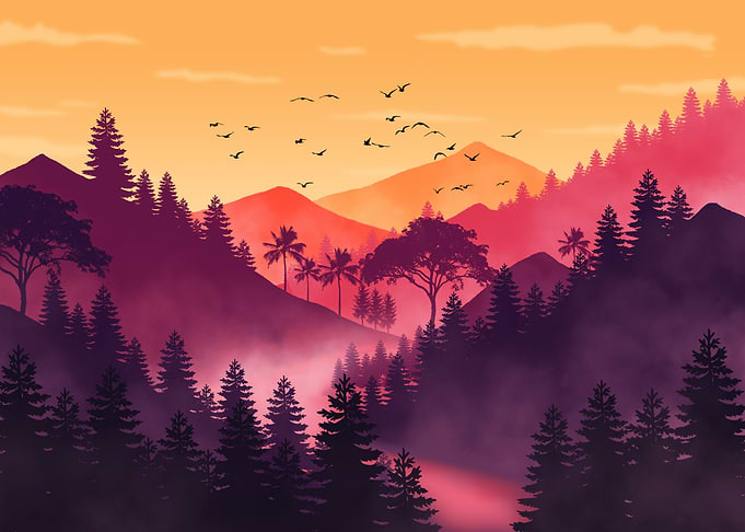 Flat Landscape Mount