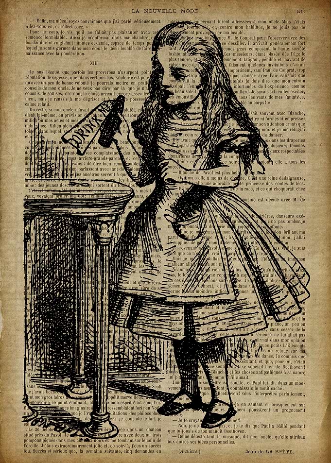 Alice drink me