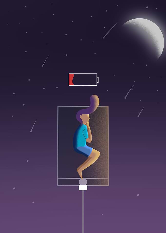 sleeping illustration