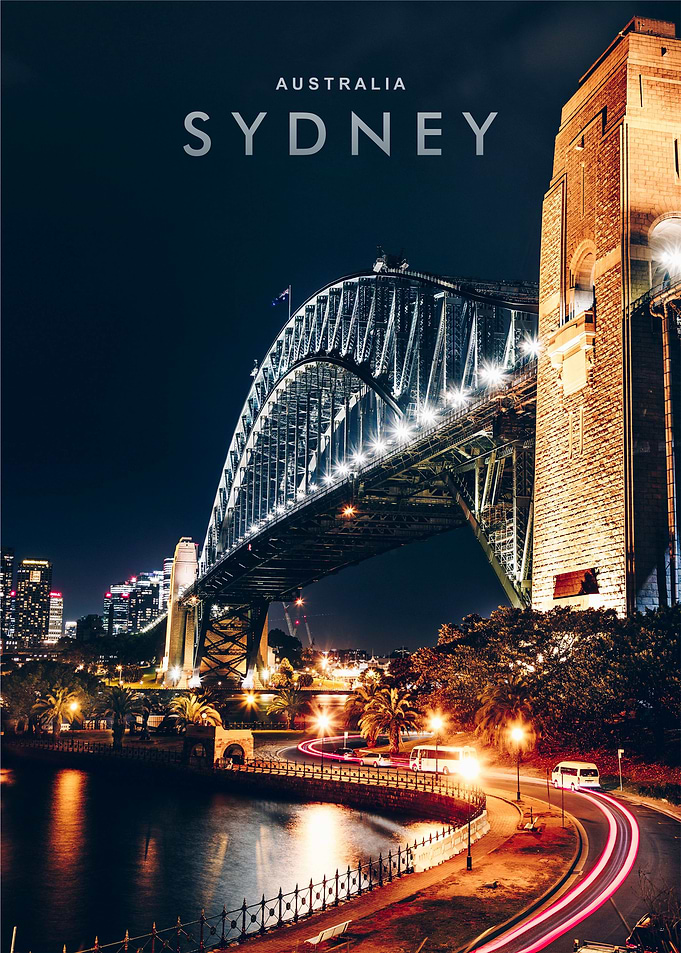 Sydney city night