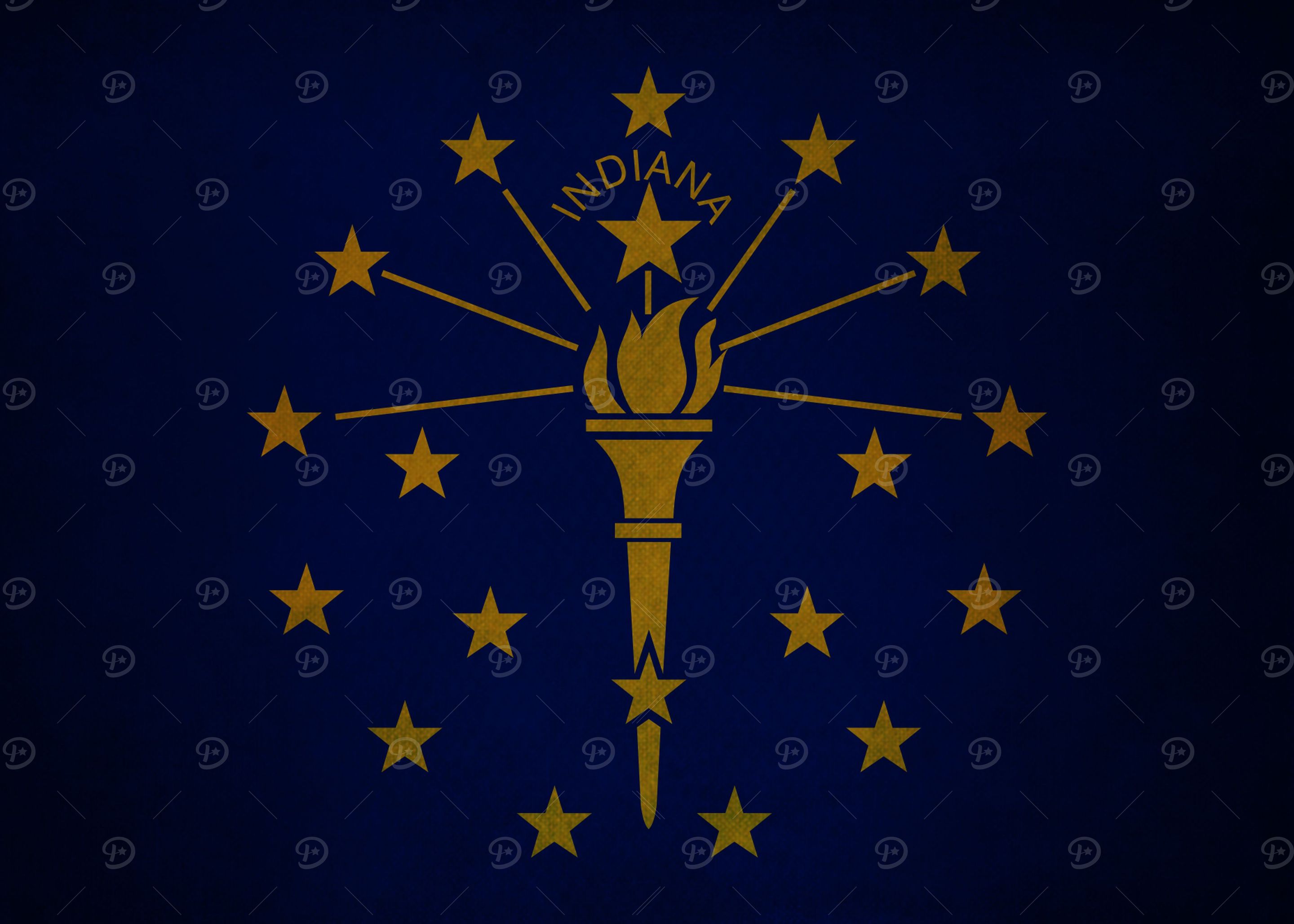 Flag of Indiana