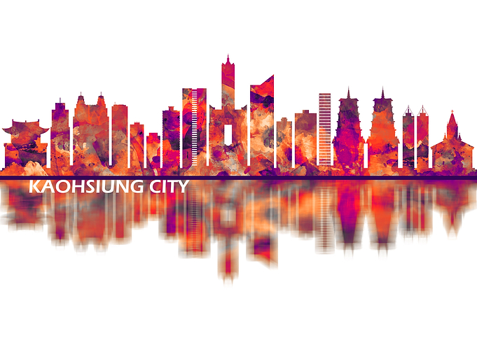 Kaohsiung City Skyline