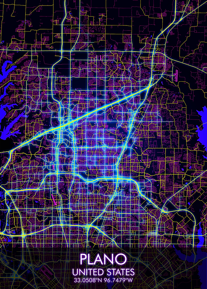 PLANO City Map