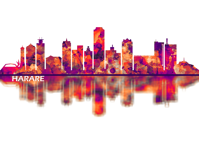 Harare Zimbabwe Skyline