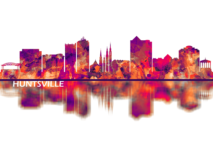 Huntsville Alabama Skyline