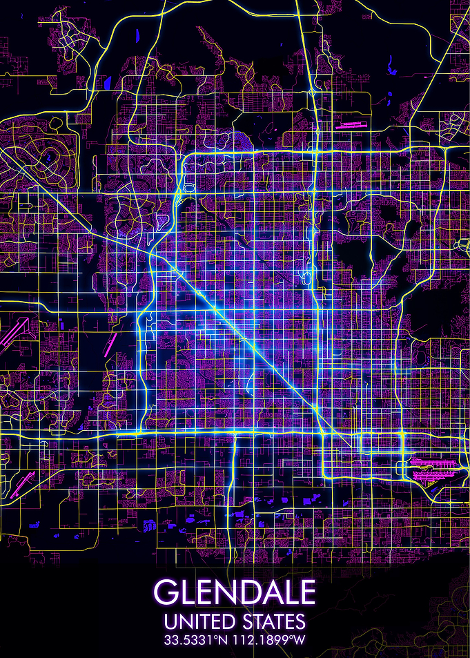 GLENDALE City Map
