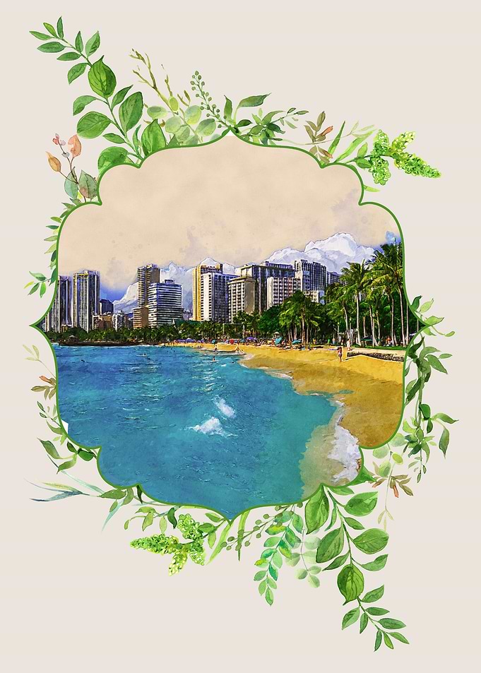 Waikiki beach