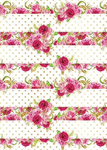 Pink Roses Pattern 03