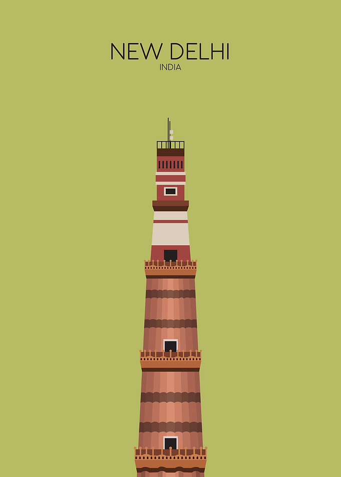 Delhi Qutb Minar Snippet