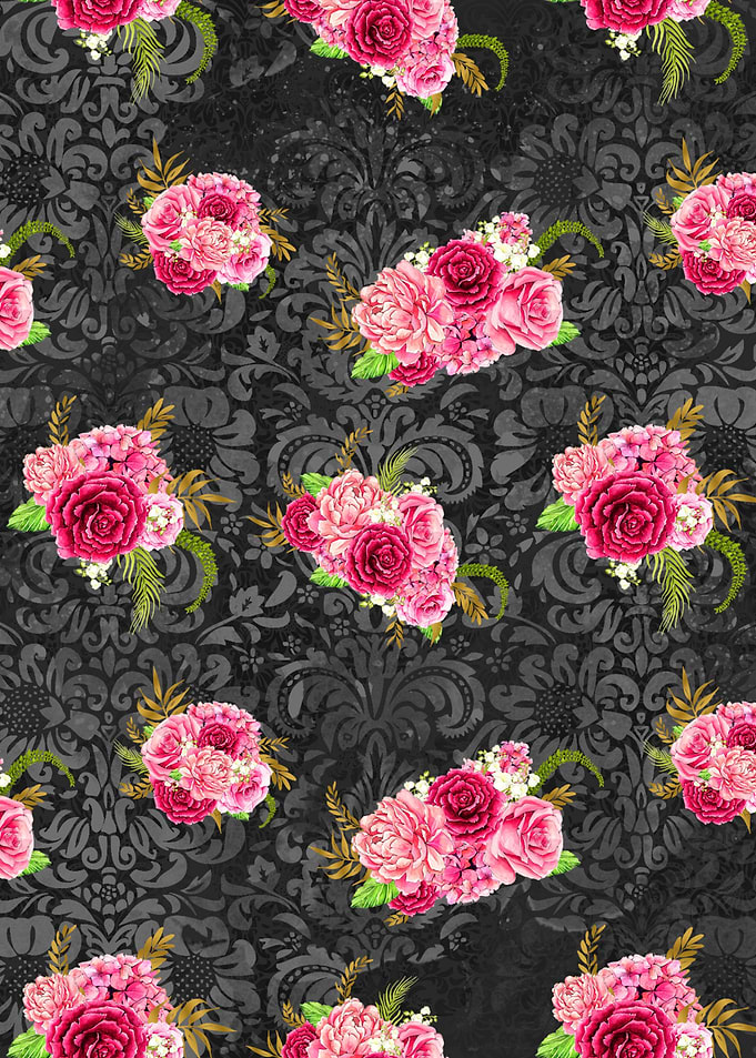 Pink Roses Pattern 09