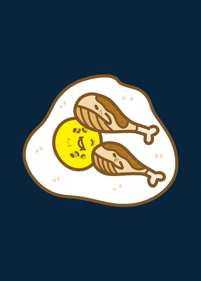 Chicken Drumsticks and Egg